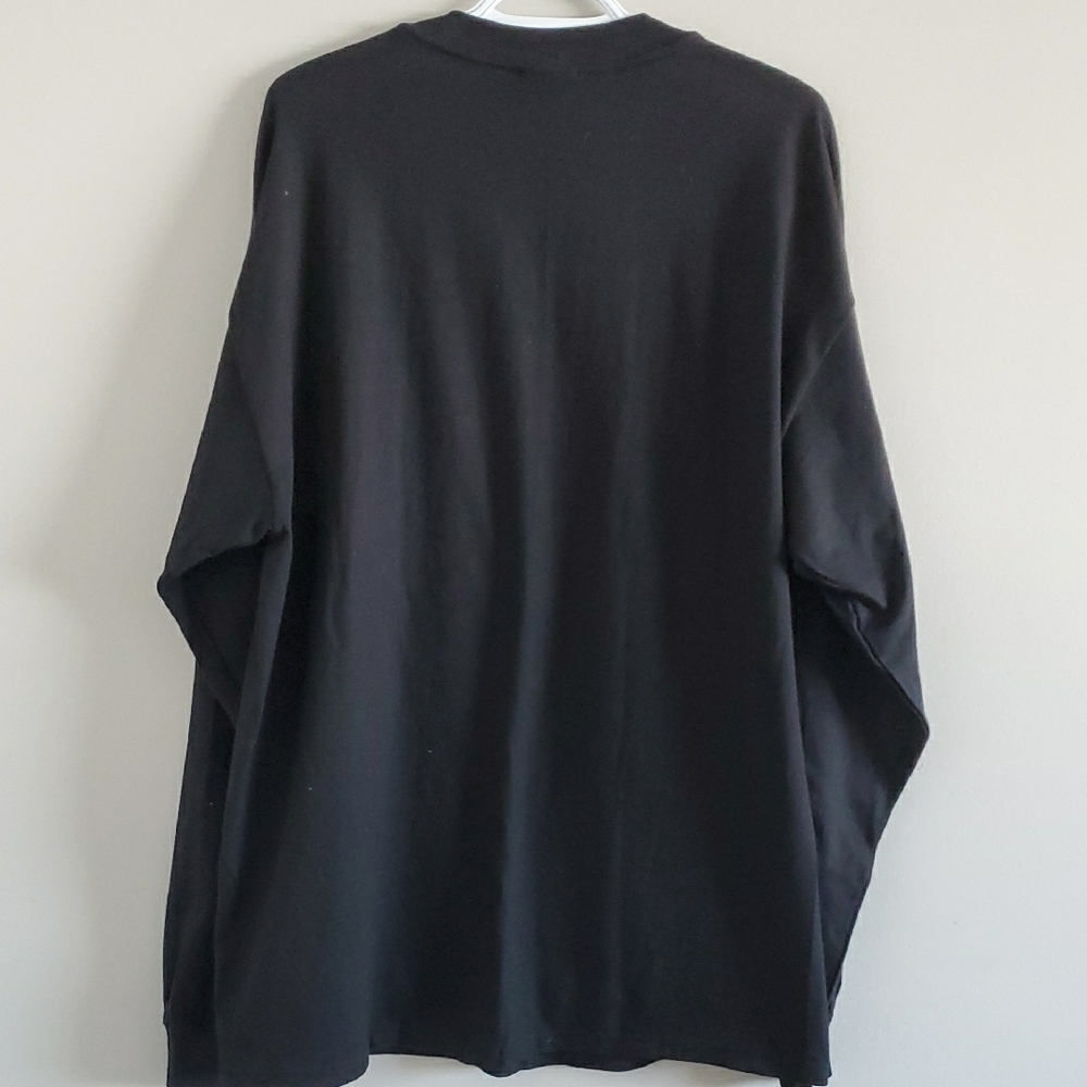 Vintage Hanes Beefy Tee Coca Cola Black Cotton Long Sleeve Tee Sz XL Y2K 90's - Picture 6 of 10